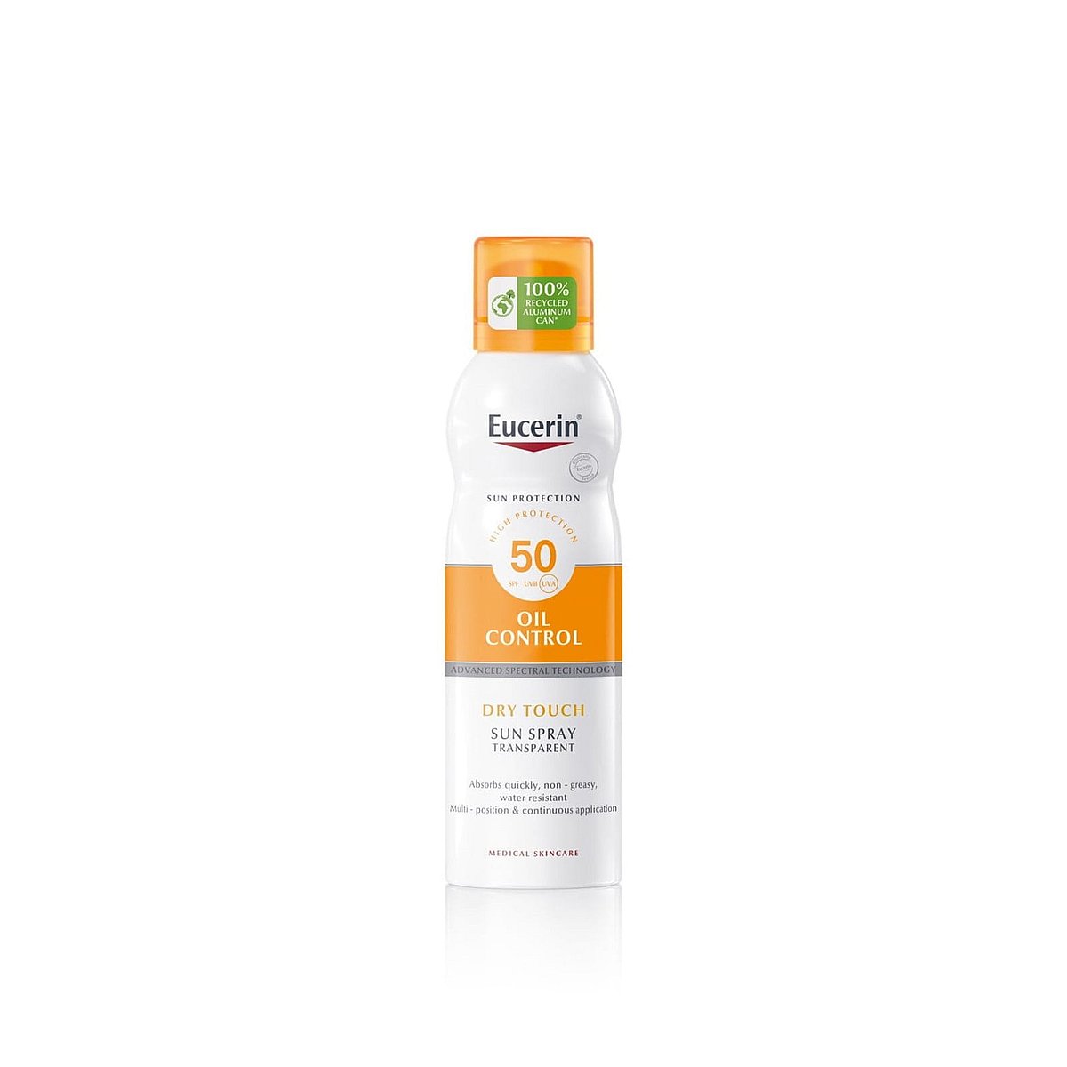 Eucerin Sun Sensitive Protect Spray Transparent Dry Touch SPF50 200 ml