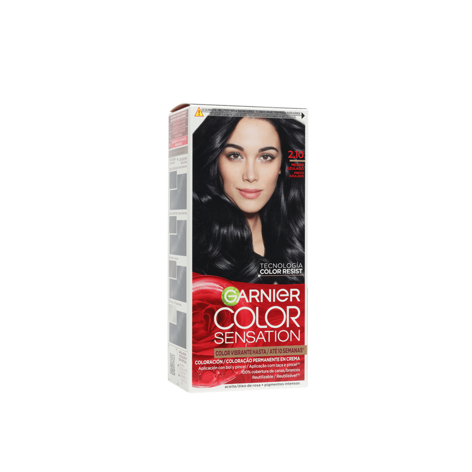 Garnier Color Sensation Permanent Hair Dye 2.10 Blue Black