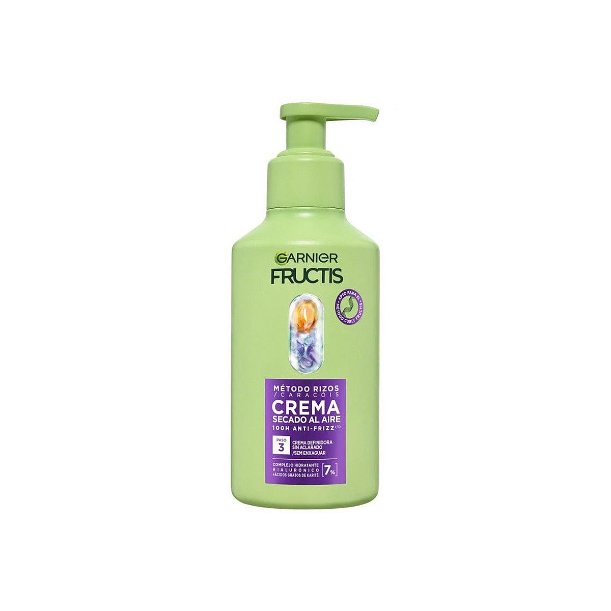Garnier Fructis Método Rizos Crema Secado Al Aire 260 ml