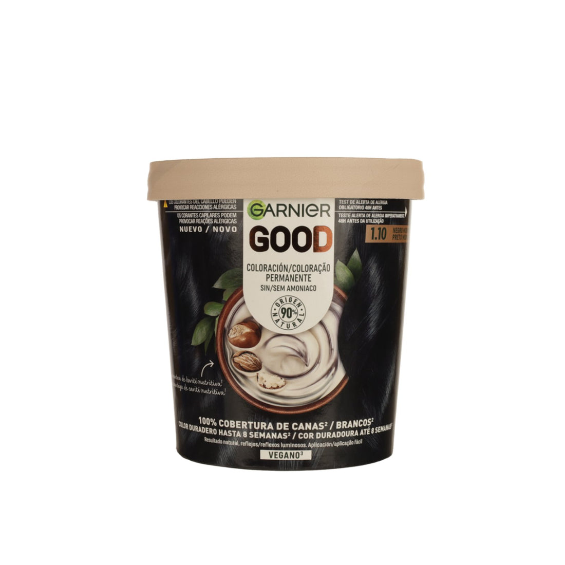 Garnier Good Permanent Hair Dye 1.10 Black Midnight