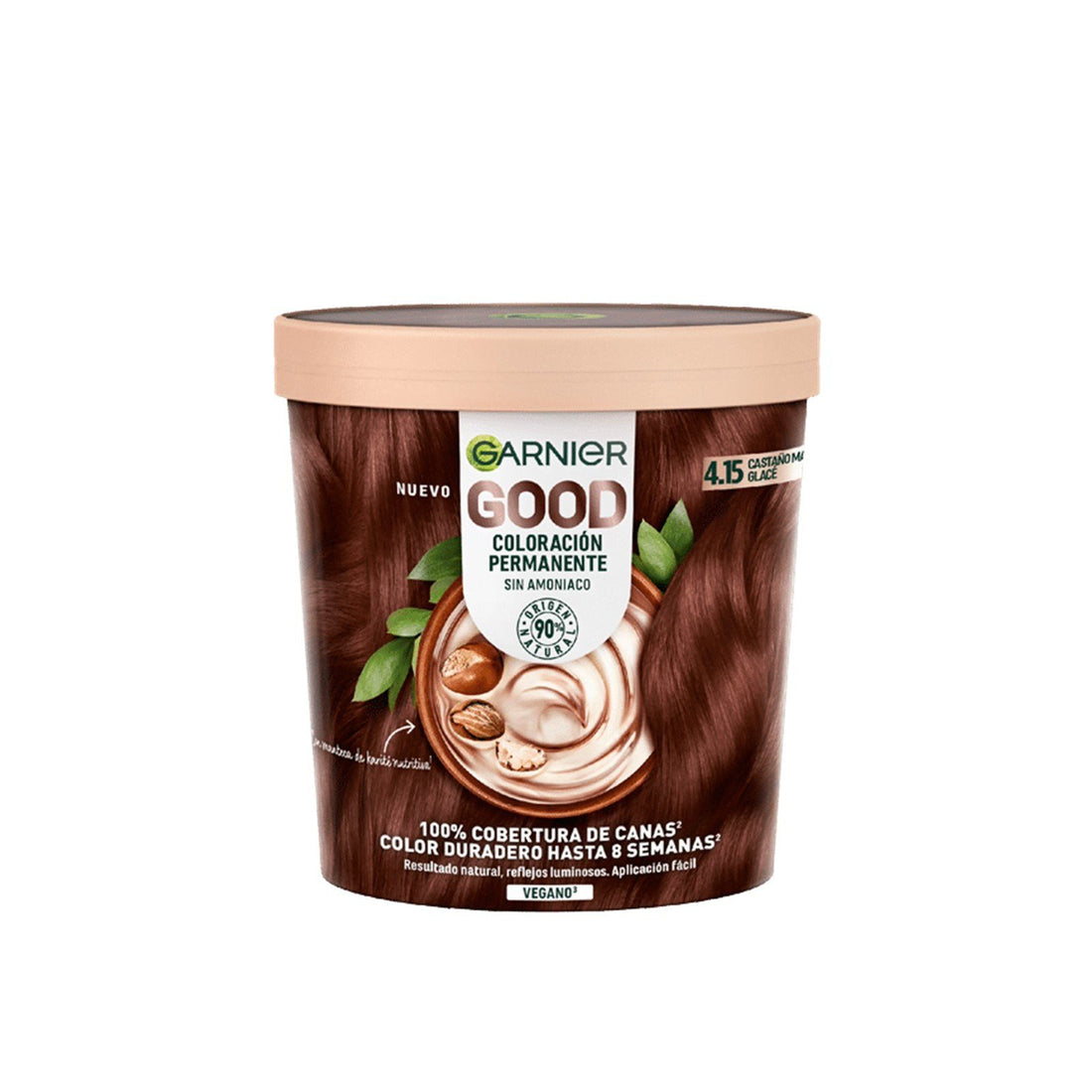 Garnier Good Permanent Hair Dye 4.15 Iced Chestnut Brown