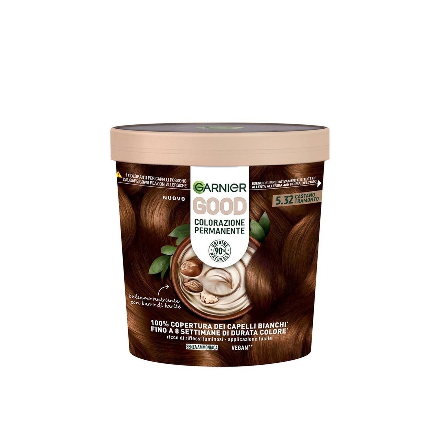 Garnier Good Permanent Hair Dye 5.32 Golden Hour Brown