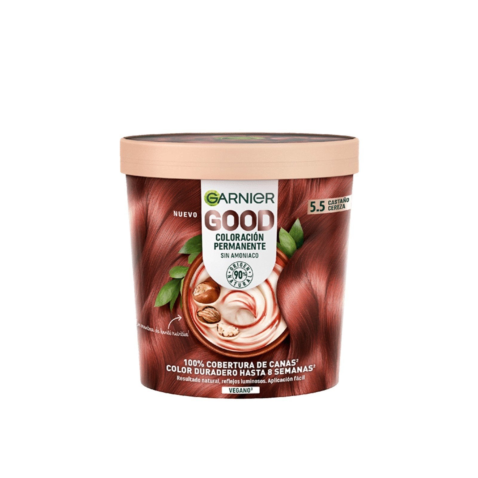 Garnier Good Permanent Hair Dye 5.5 Auburn Hibiscus Brown