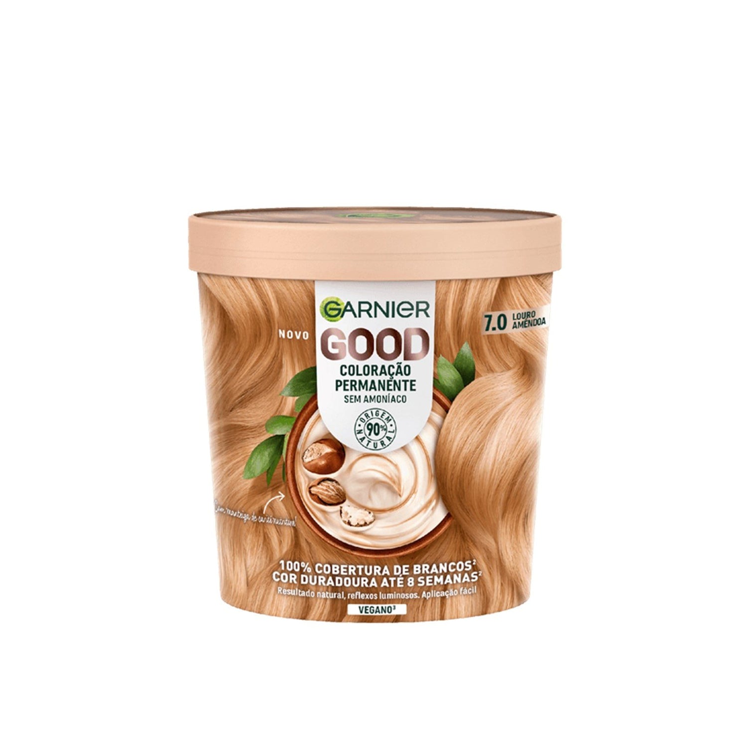 Garnier Good Permanent Hair Dye 7.0 Almond Creme Dark Blond