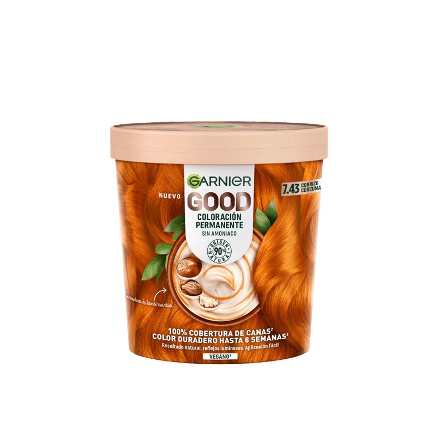 Garnier Good Permanent Hair Dye 7.43 Turmeric Copper