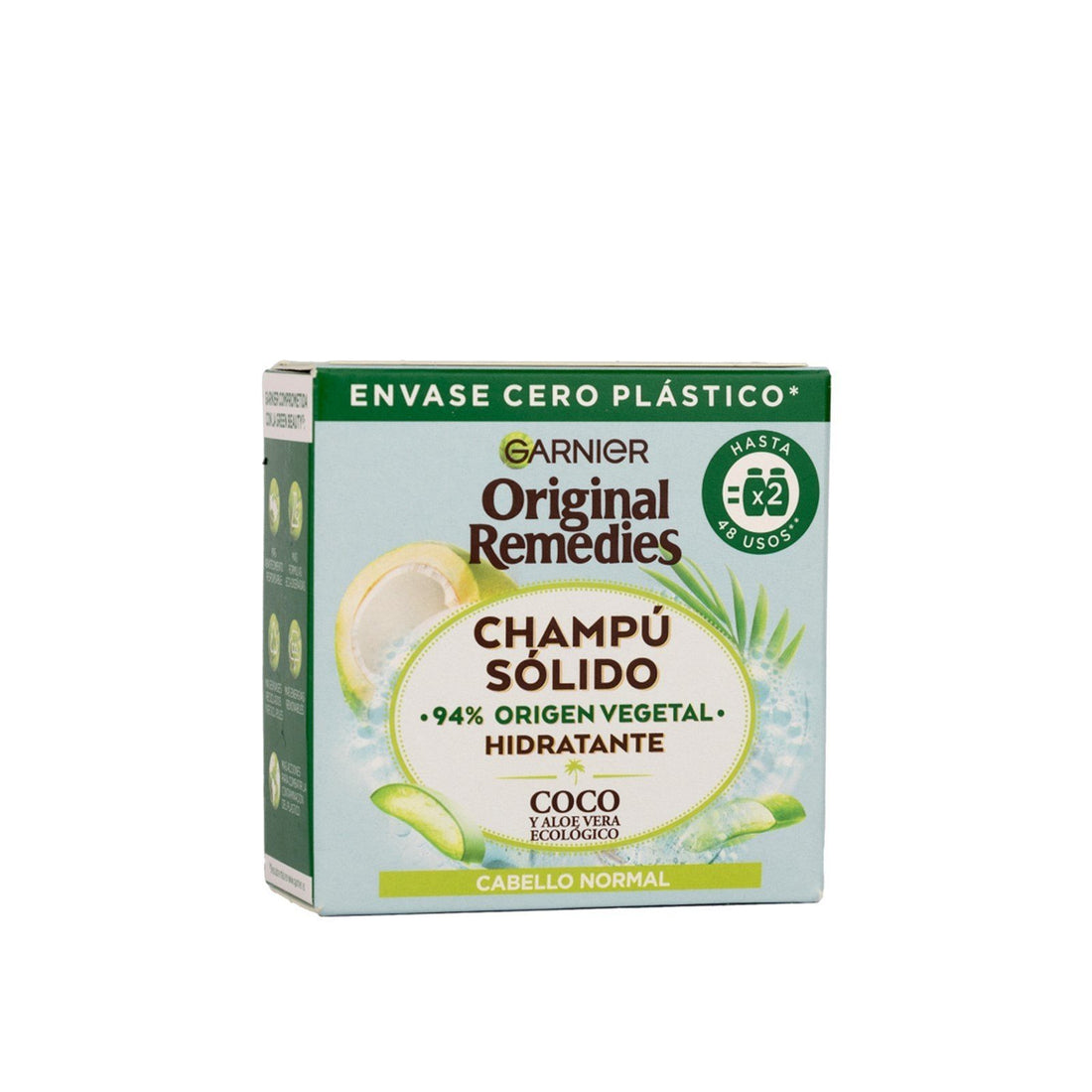 Garnier Ultimate Blends Coconut & Aloe Vera Solid Shampoo 60g