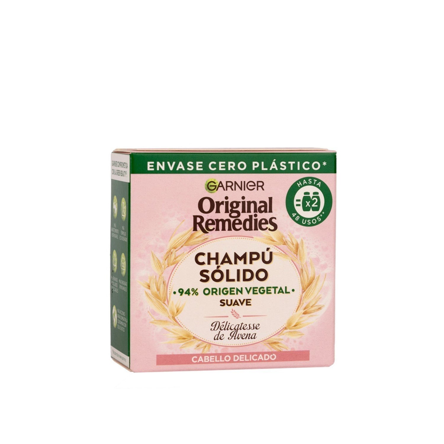 Garnier Ultimate Blends Delicate Oat Solid Shampoo 60g