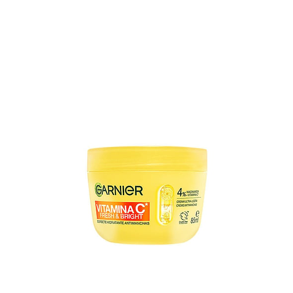 Garnier Vitamin C Fresh &amp; Bright Moisturizing Anti-Dark Spot Sorbet Cream 85ml