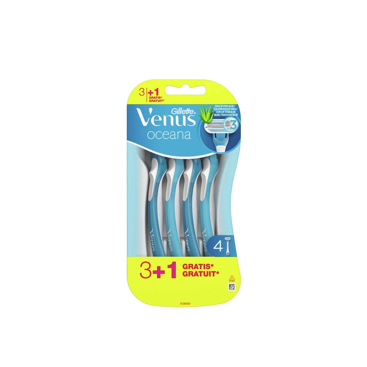 Gillette Venus Oceana Disposable Razors x4