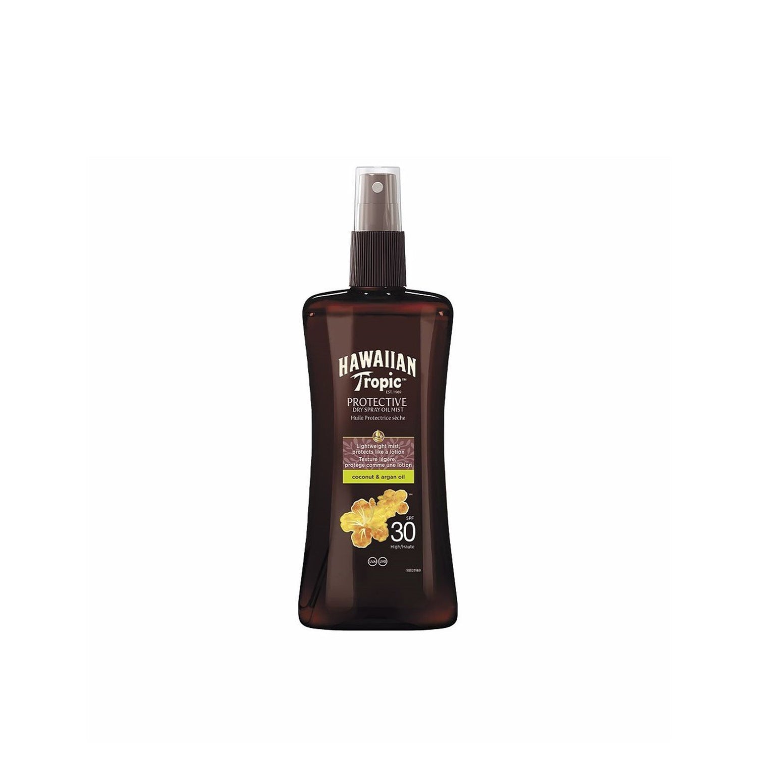 Hawaiian Tropic Protective Coconut &amp;amp; Argan Oil Dry Spray Oil Mist 200ml