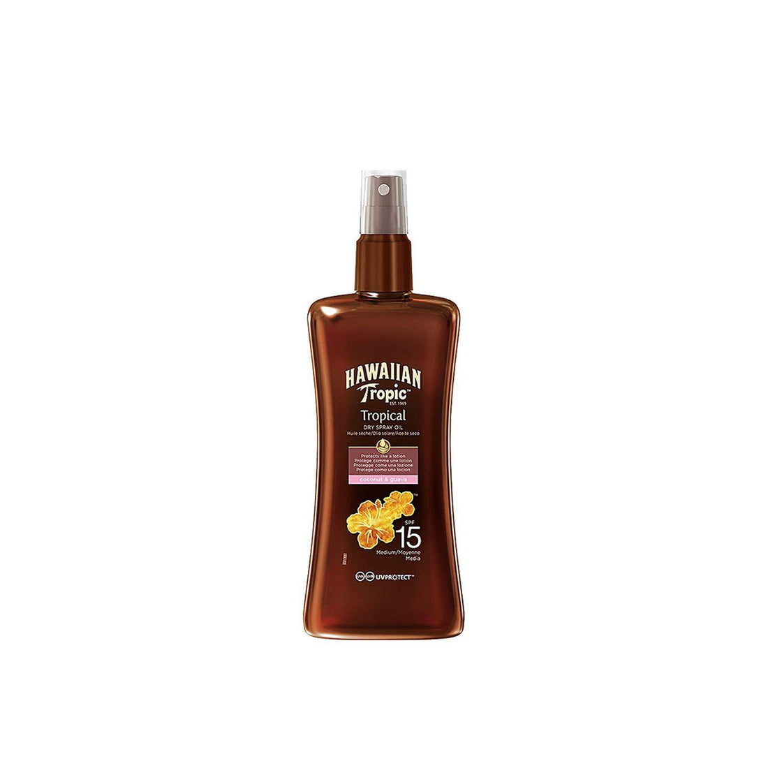 Hawaiian Tropic Protective Coconut & Guava Dry Spray Oil SPF15 200ml