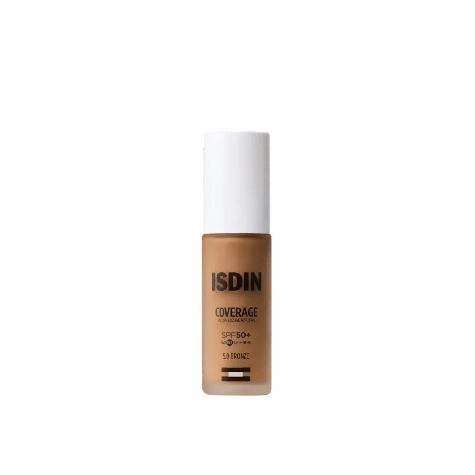 ISDIN Coverage SPF50+ Base de Alta Cobertura 5.0 Bronze 30g