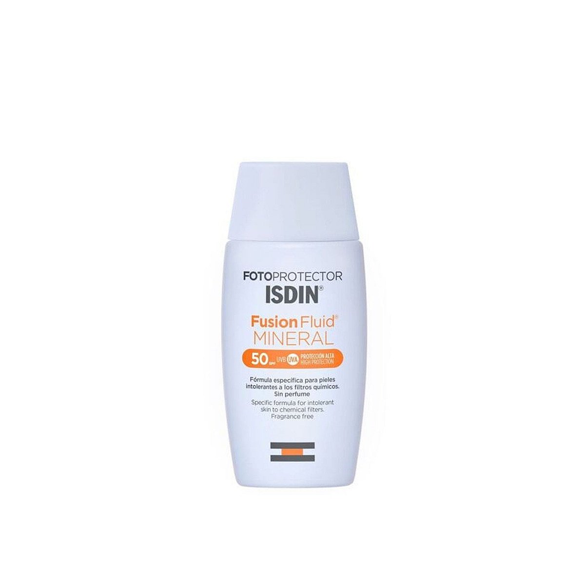 Isdin Fusion Fluid Mineral Photoprotector 0% Chemical Filters SPF50+ 50 ml