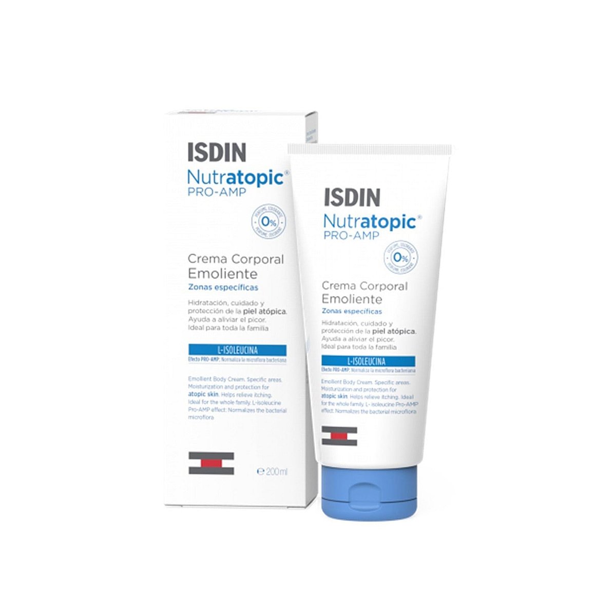 Isdin Nutratopic Pro-Amp Emollient Body Cream Atopic Skin 200 ml