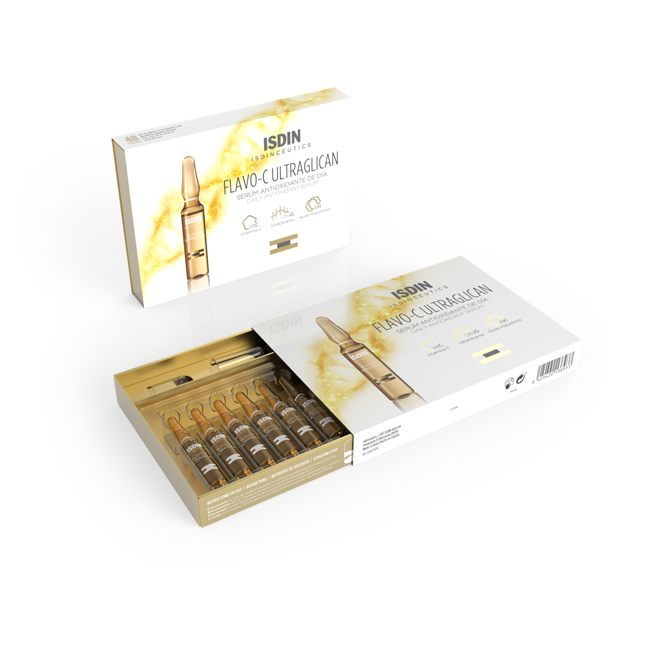 ISDINCEUTICS Flavo-C Ultraglican Ampolas Antioxidantes 10x2ml