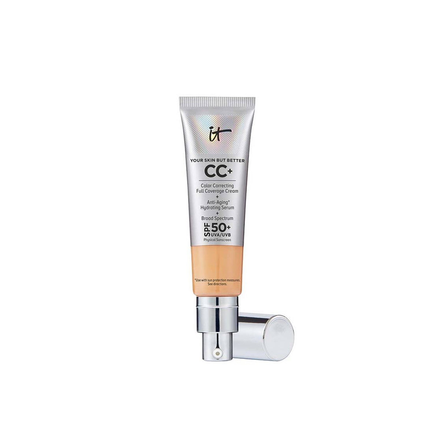 IT Cosmetics CC+ Cream Full Coverage Foundation SPF50+ Medium Tan 32ml