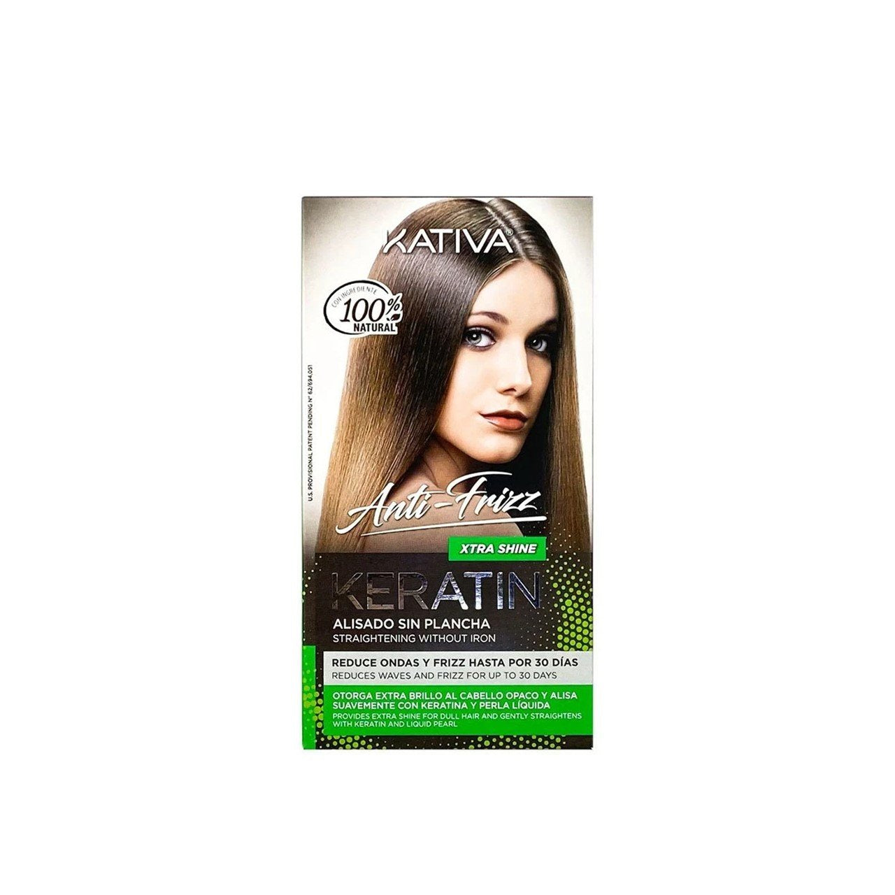 Kativa Anti-Frizz Xtra Shine Keratin Straightening Without Iron Kit