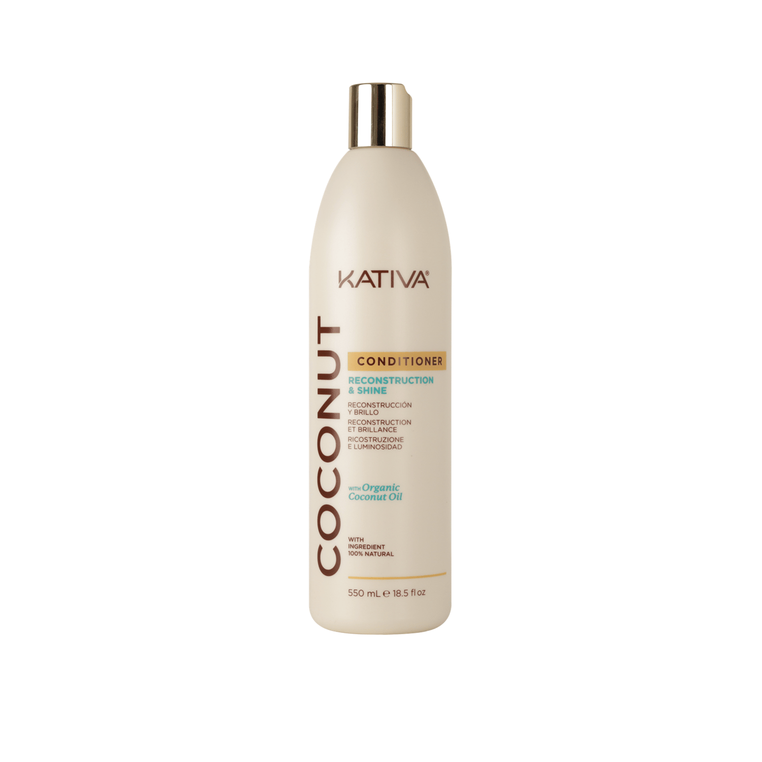 Kativa Coconut Reconstruction &amp;amp; Shine Conditioner 550ml