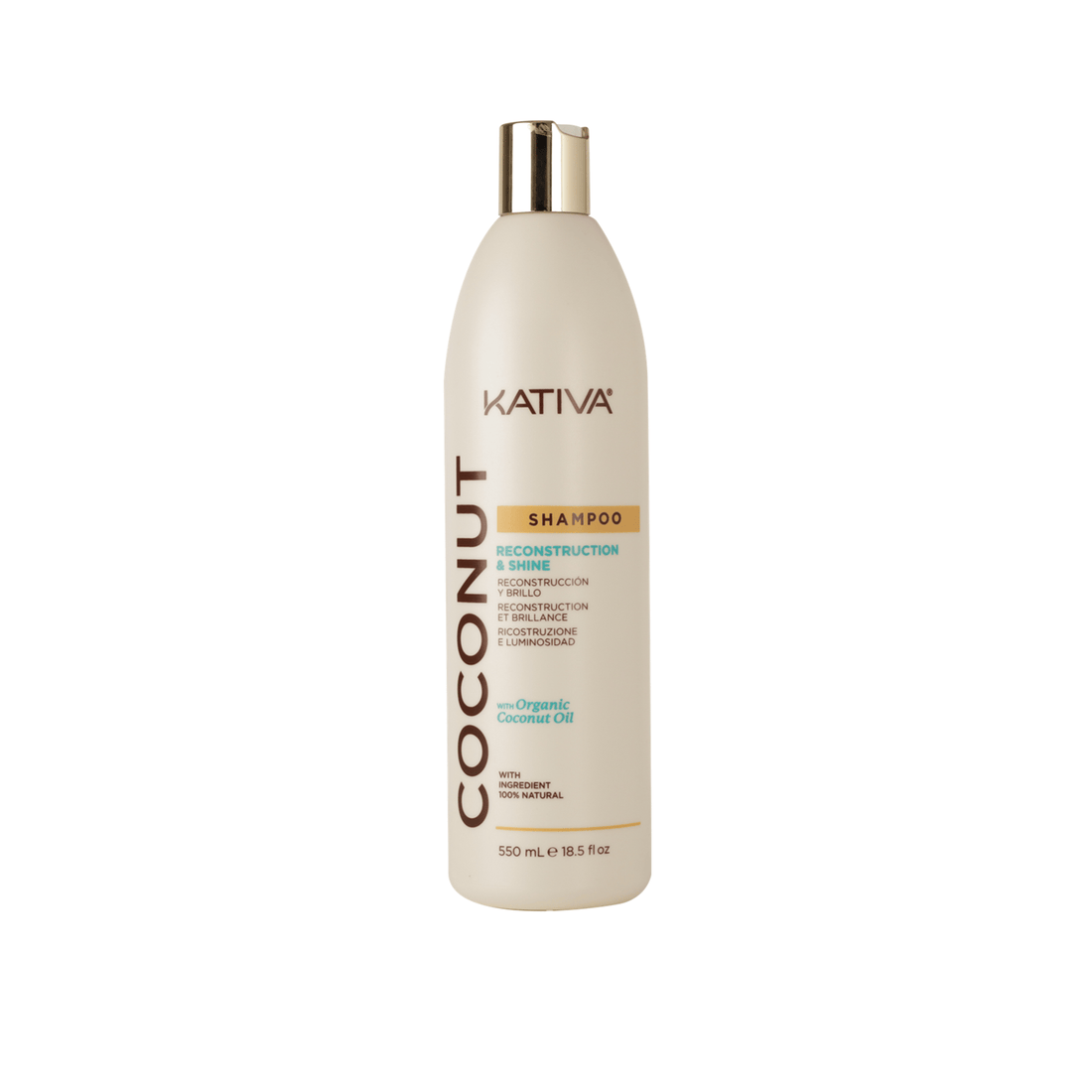 Kativa Coconut Reconstruction &amp;amp; Shine Shampoo 550ml