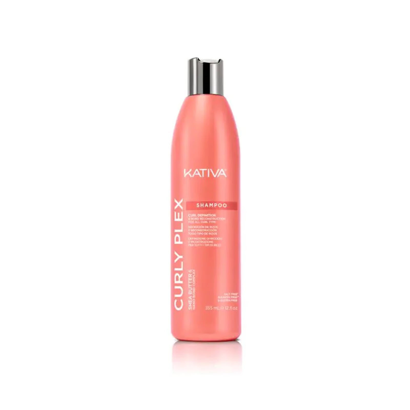 Kativa Curly Plex Curl Definition &amp; Bond Reconstruction Shampoo 355ml