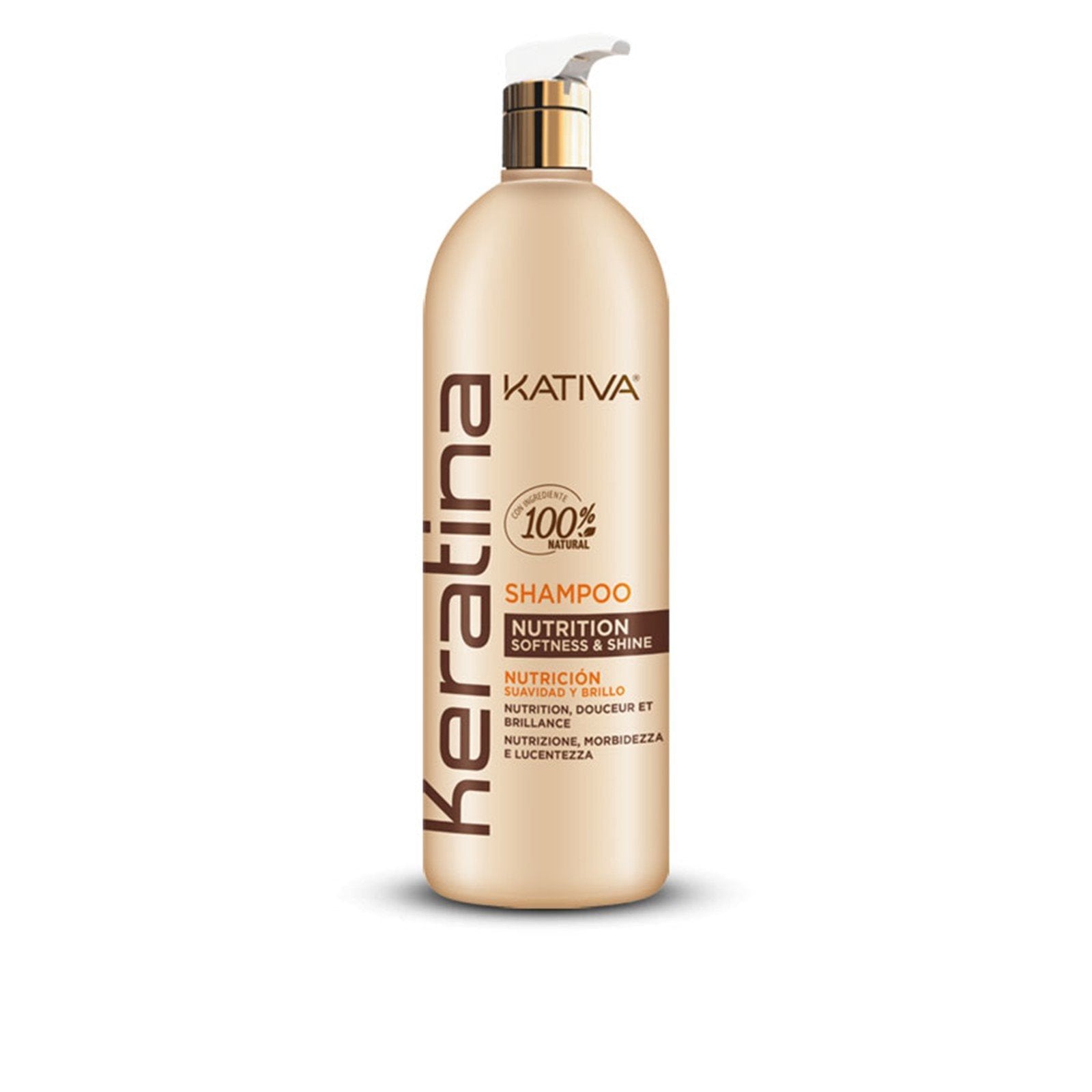 Kativa Keratin Nutrition Softness &amp;amp; Shine Shampoo 1L