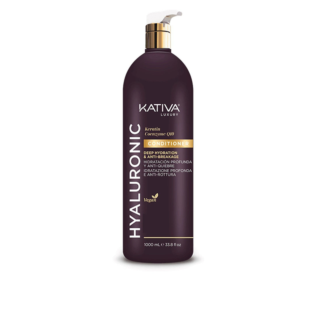 Kativa Luxury Hyaluronic Deep Hydration &amp;amp; Anti-Breakage Conditioner 1L