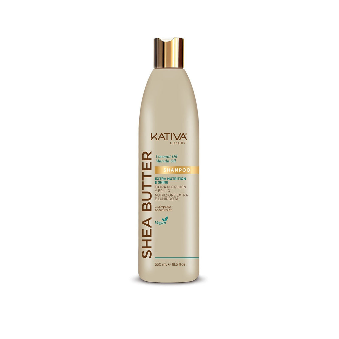 Kativa Luxury Shea Butter Extra Nutrition & Shine Shampoo 550ml