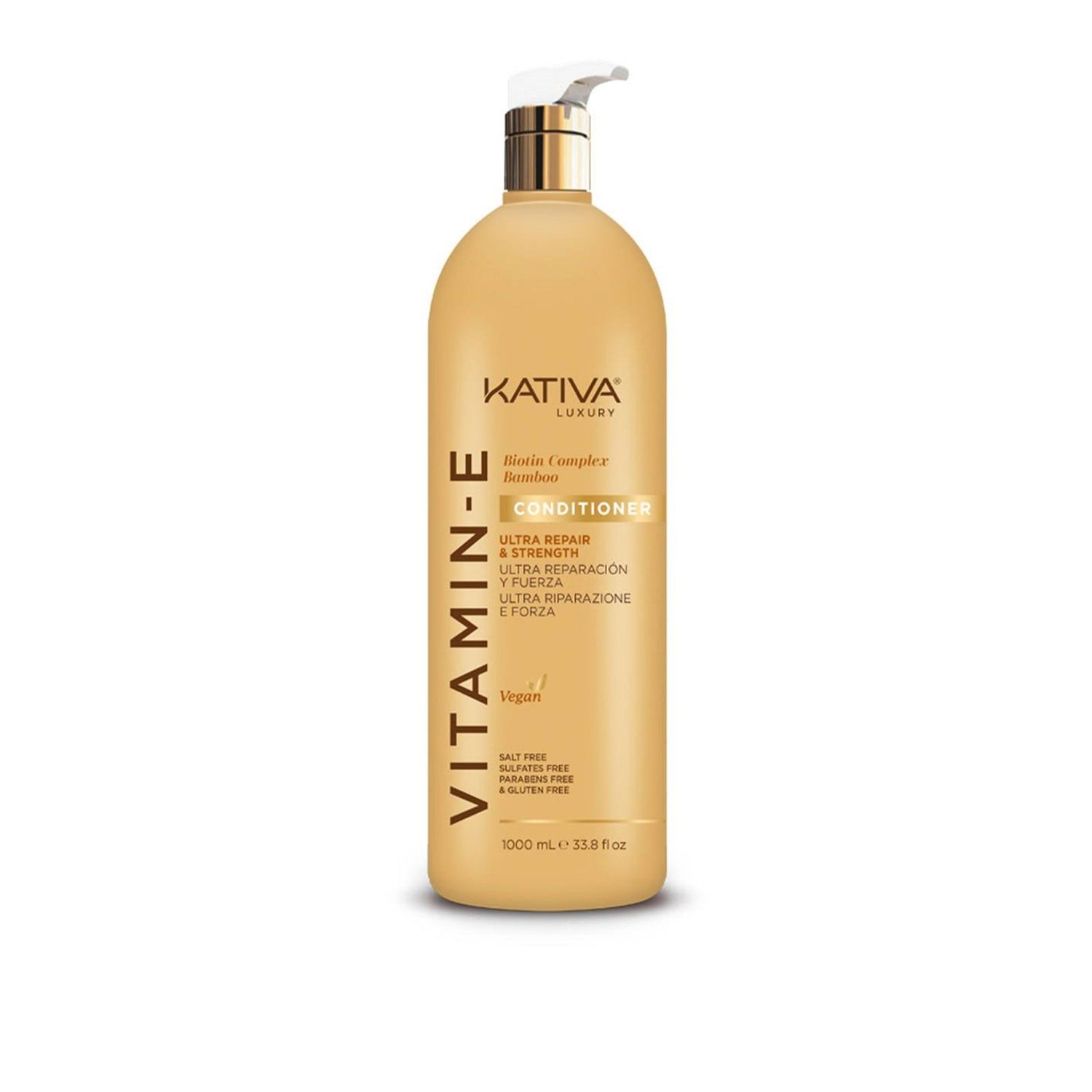 Kativa Luxury Vitamin-E Ultra Repair &amp;amp; Strength Conditioner 1L