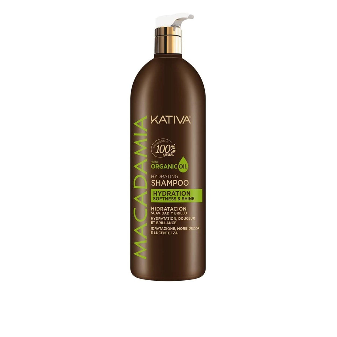 Kativa Macadamia Hydration Softness &amp;amp; Shine Shampoo 1L