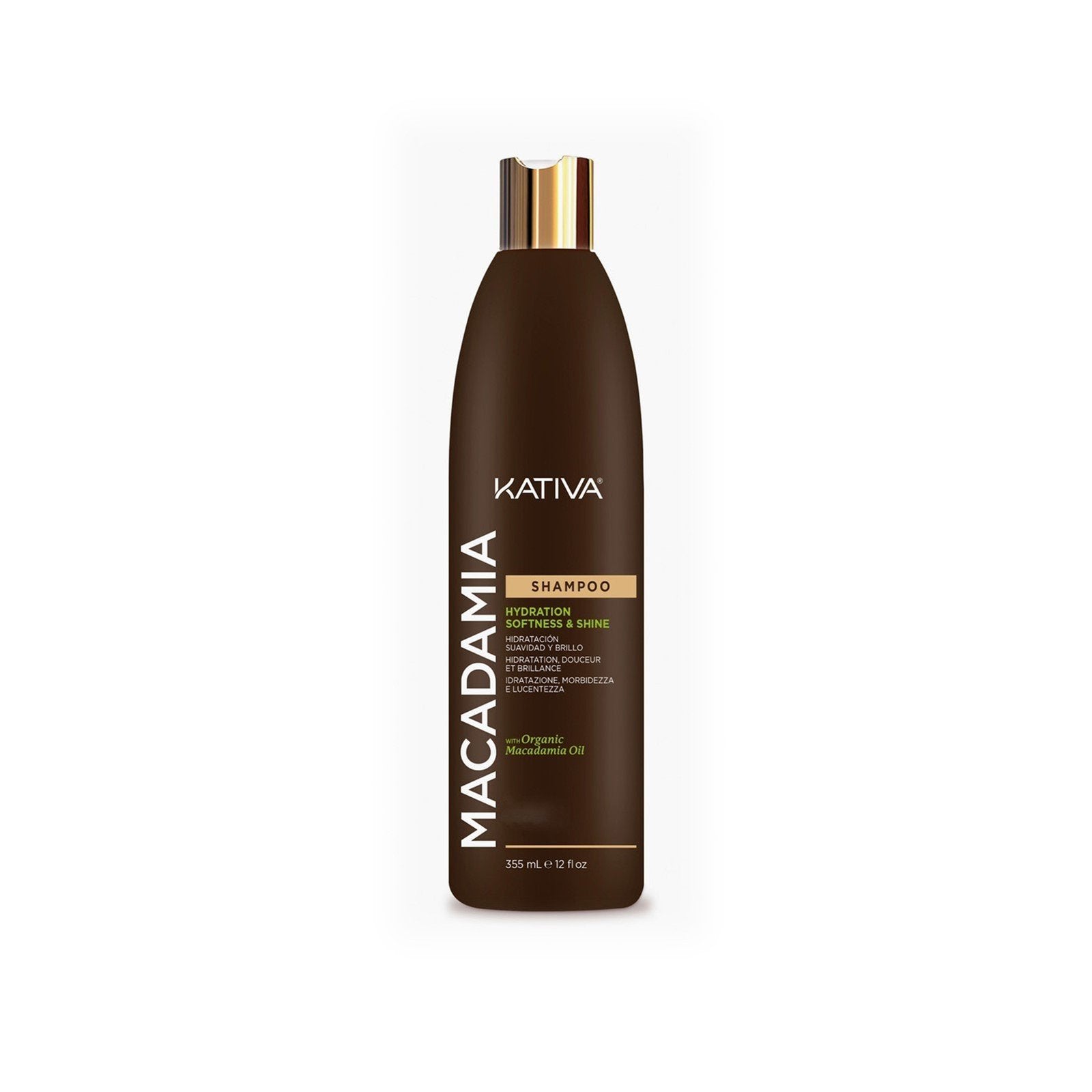 Kativa Macadamia Hydration Softness &amp;amp; Shine Shampoo 355ml