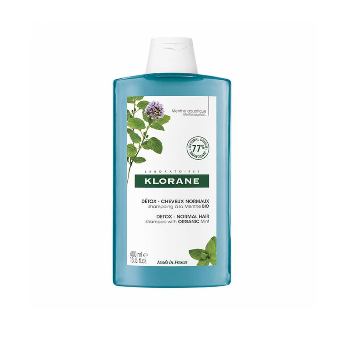 Klorane Anti-Pollution Detox Shampoo with Aquatic Mint 400ml