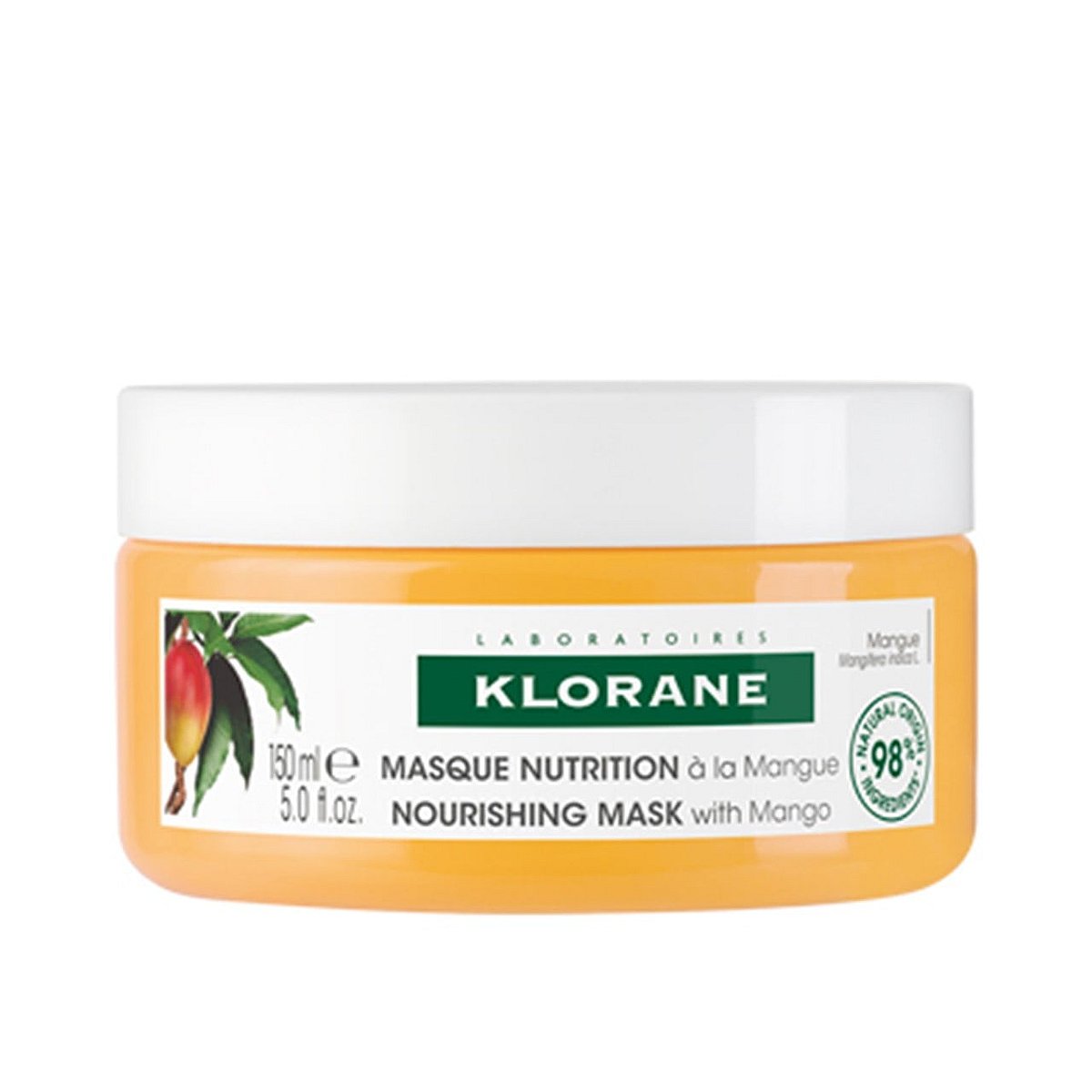 Klorane Mango Nourishing Hair Mask for Dry Hair 250 ml
