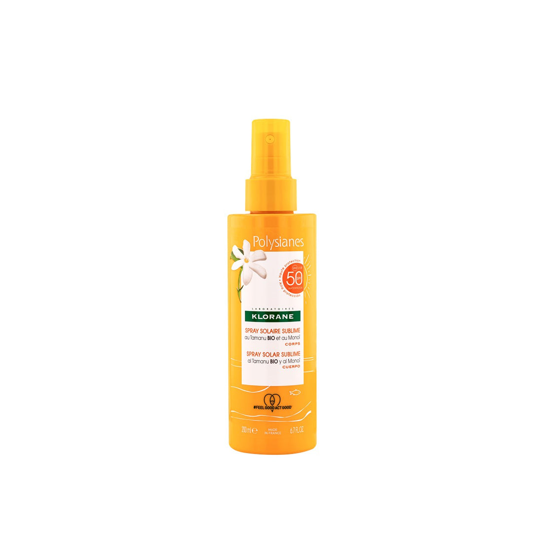 Klorane Polysianes Sublime Sun Spray SPF50+ 200ml