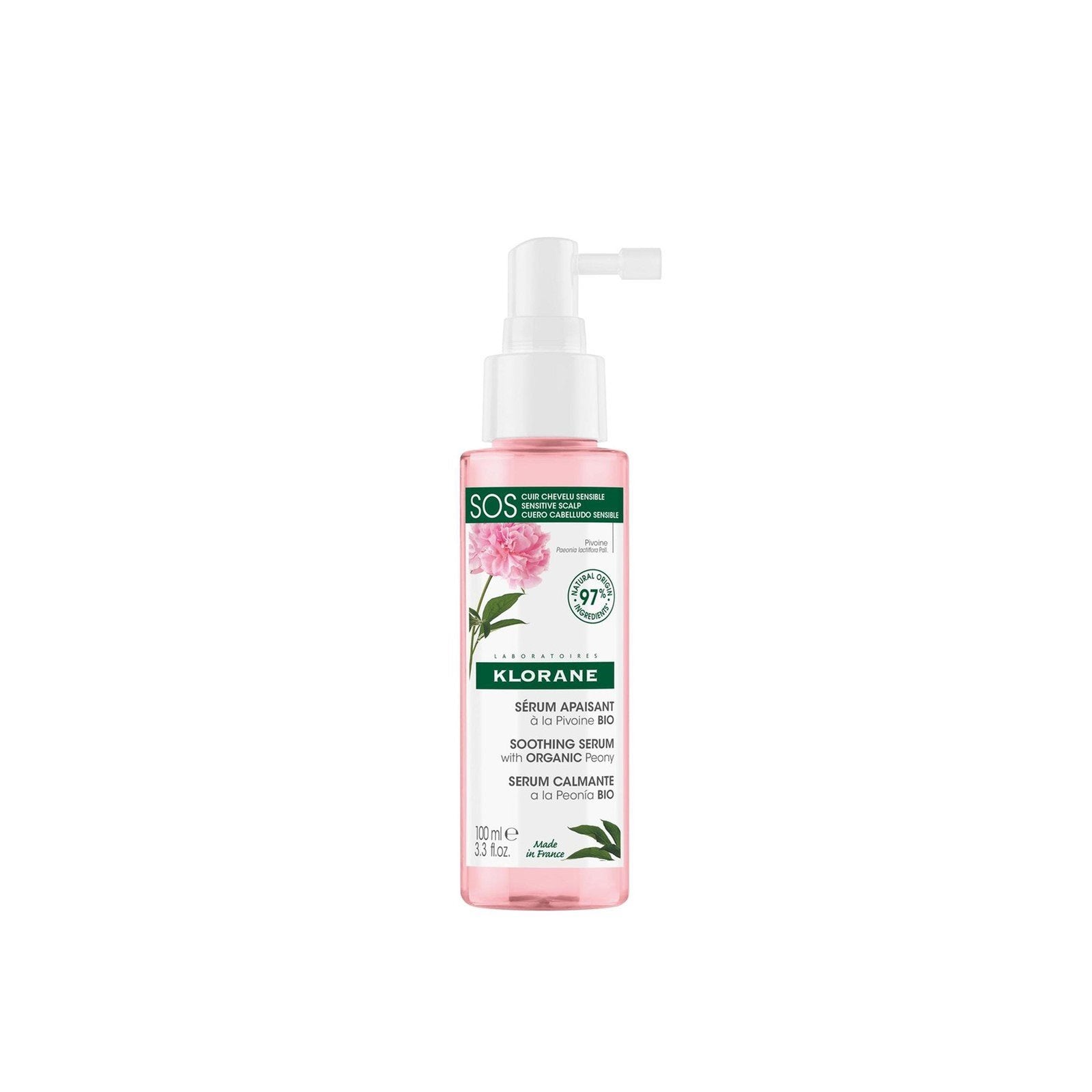 Klorane Soothing Serum with Organic Peony 100ml