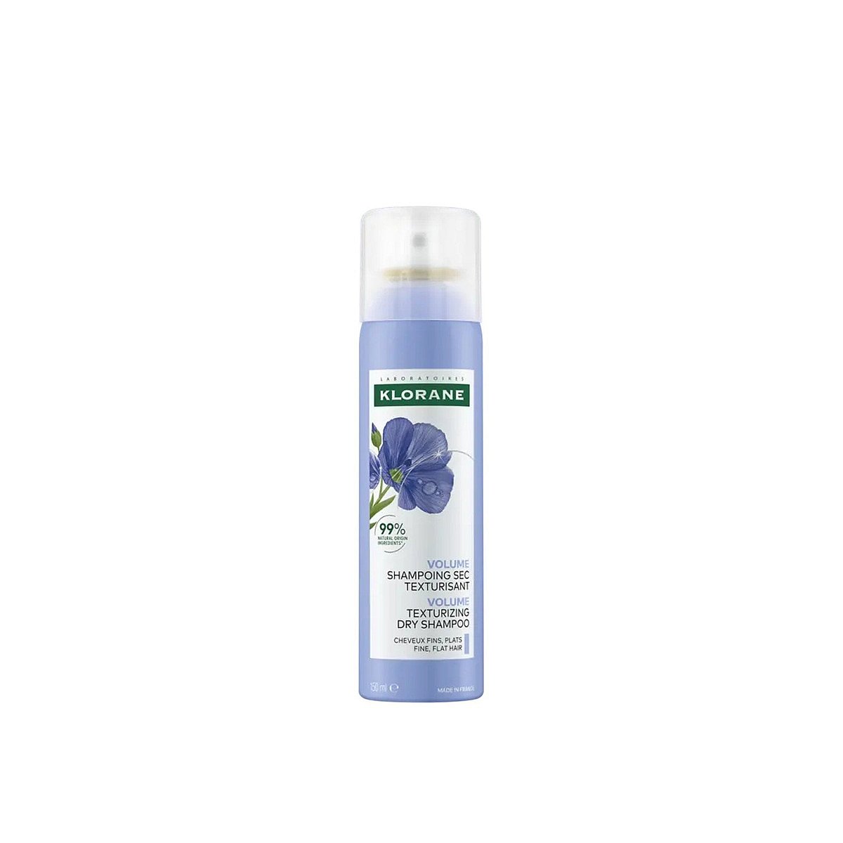 Klorane Al Lino Bio Dry Shampoo for Fine, Limp Hair 150 ml
