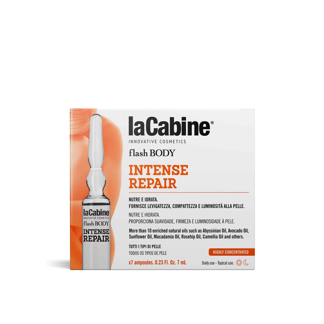 La Cabine Flash Body Intense Repair Concentrated Ampoules 7x7ml