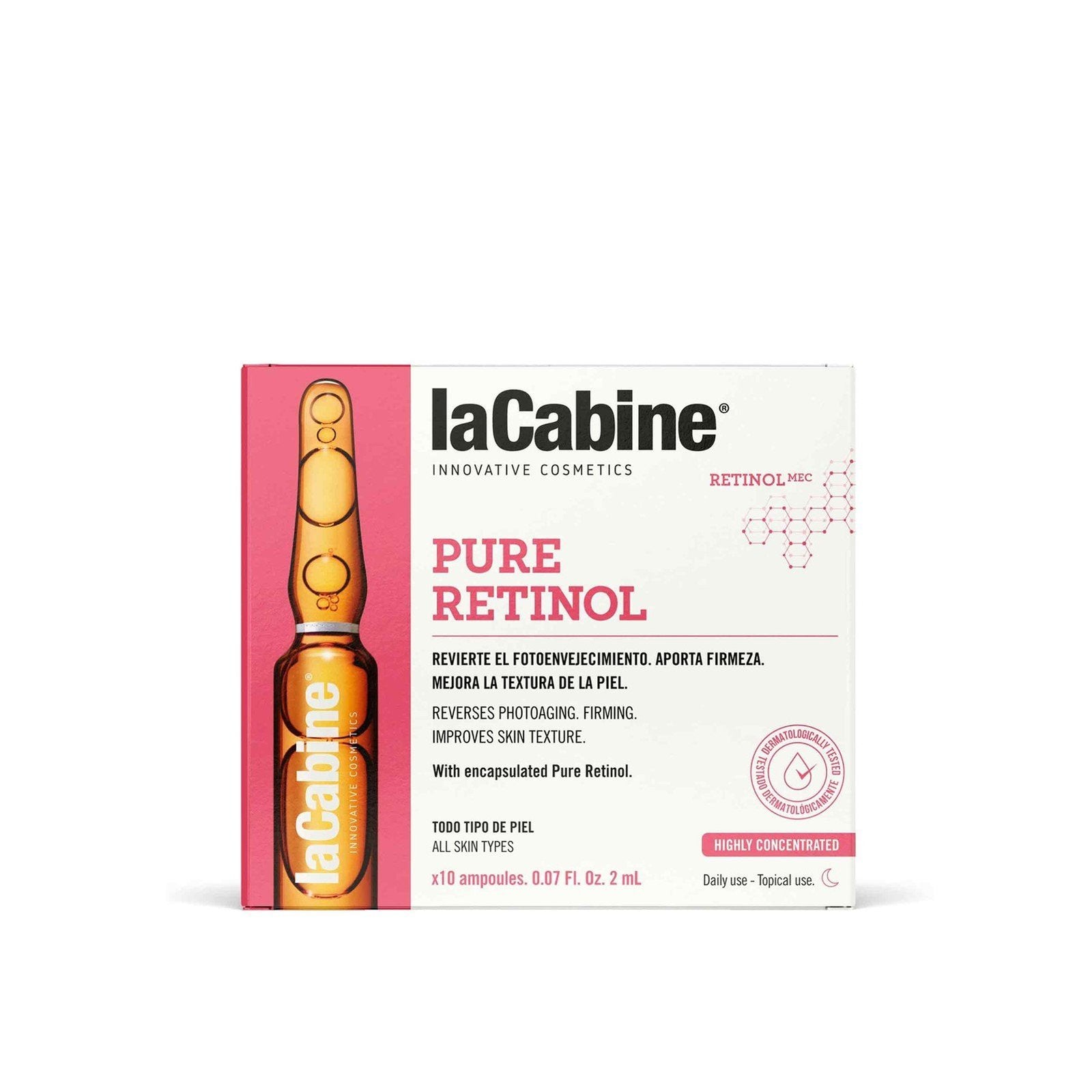 La Cabine Pure Retinol Concentrated Ampoules 10x2ml