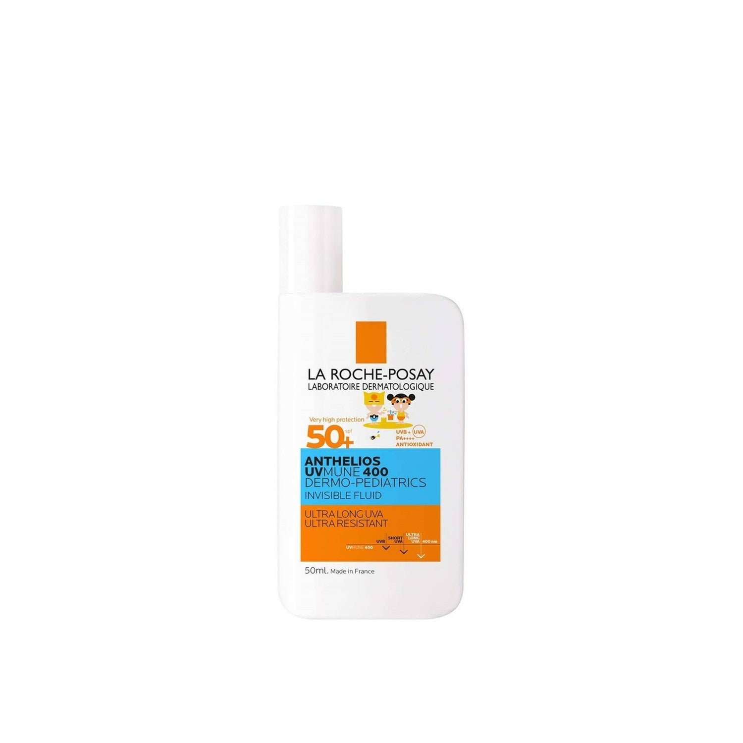 La Roche-Posay Anthelios UVMune 400 Dermo-Pediatrics Invisible Fluid Fragrance-Free SPF50+ 50ml