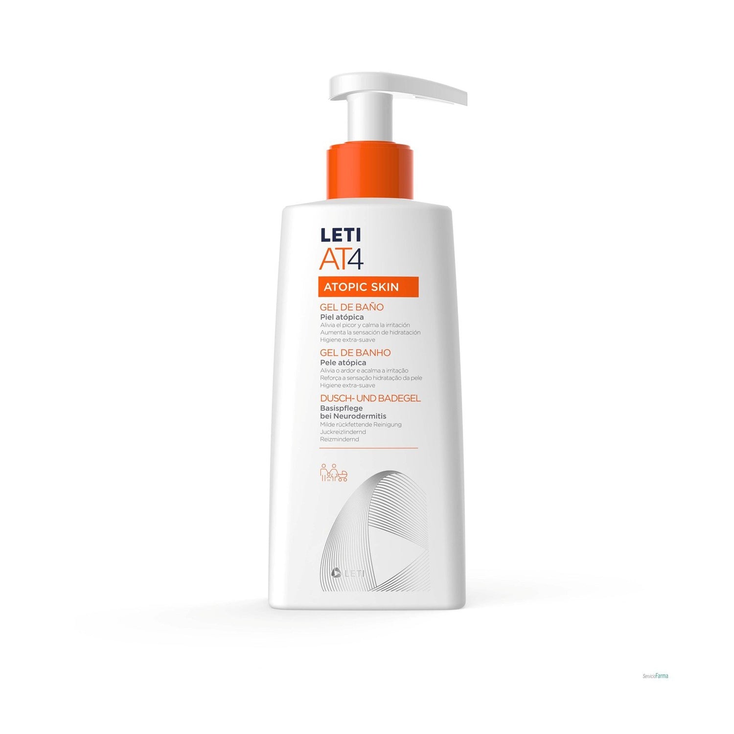Leti Pharma Letiat4 Atopic Skin Bath Gel 500 ml