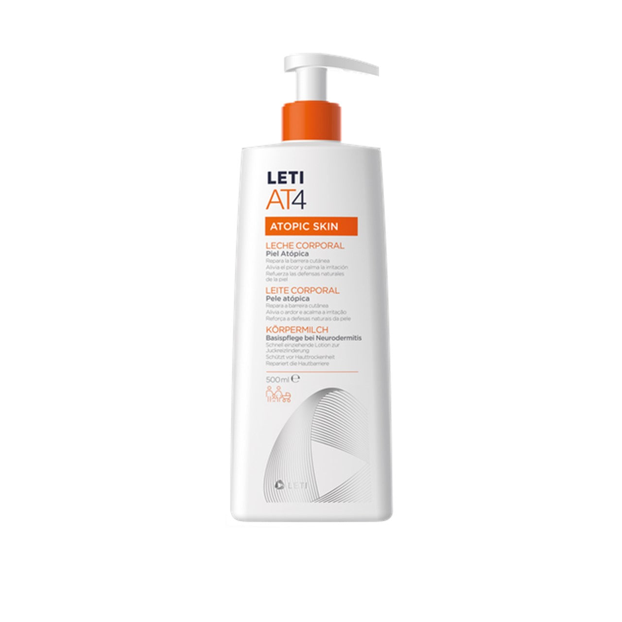 Leti Pharma LetiAT4 Atopic Skin Body Milk 500ml