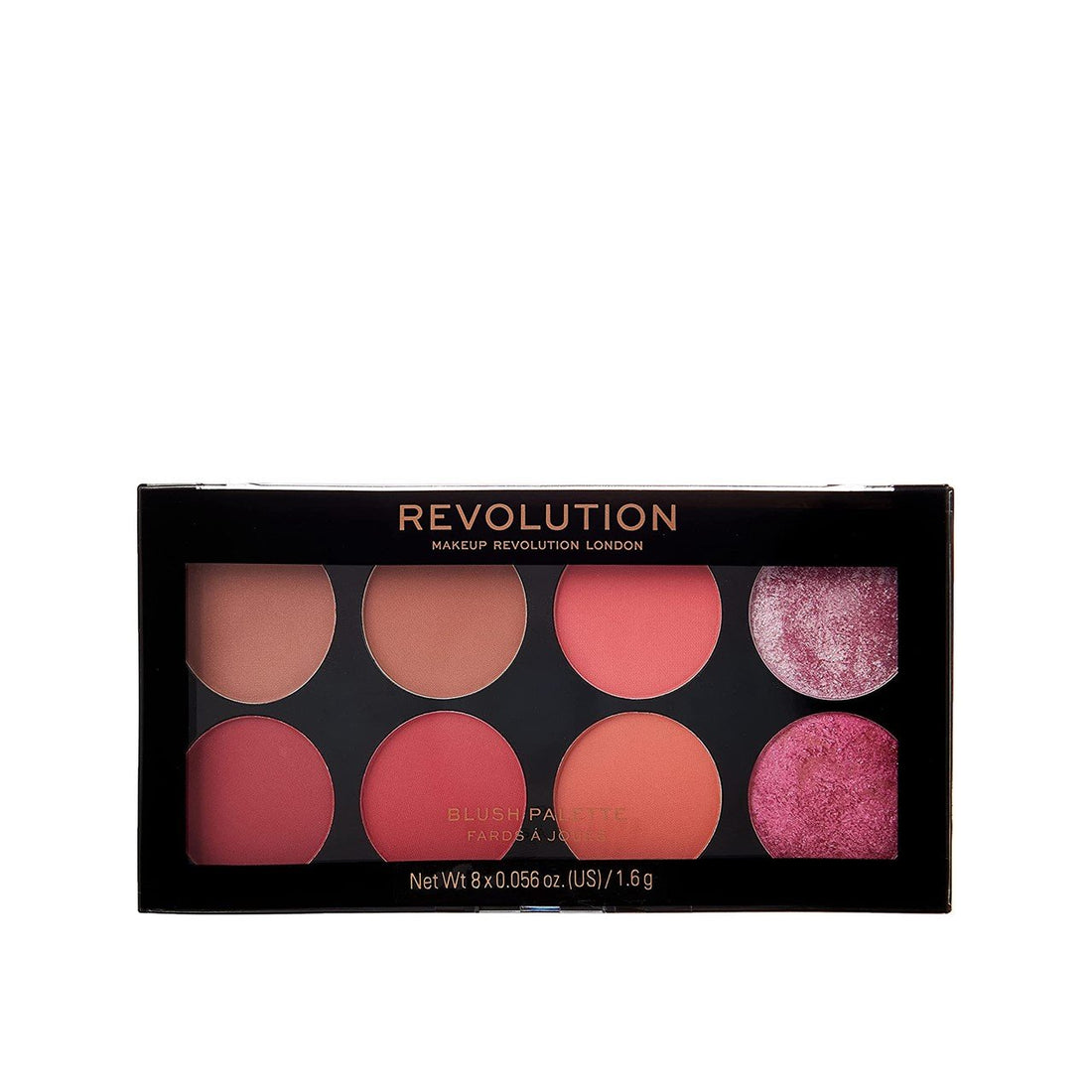 Makeup Revolution Ultra Blush Palette Sugar &amp;amp; Spice 1.6g x8