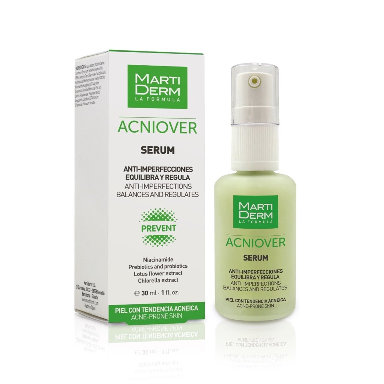 Martiderm Acniover Serum Anti Imperfections Acne-Prone Skin 30ml