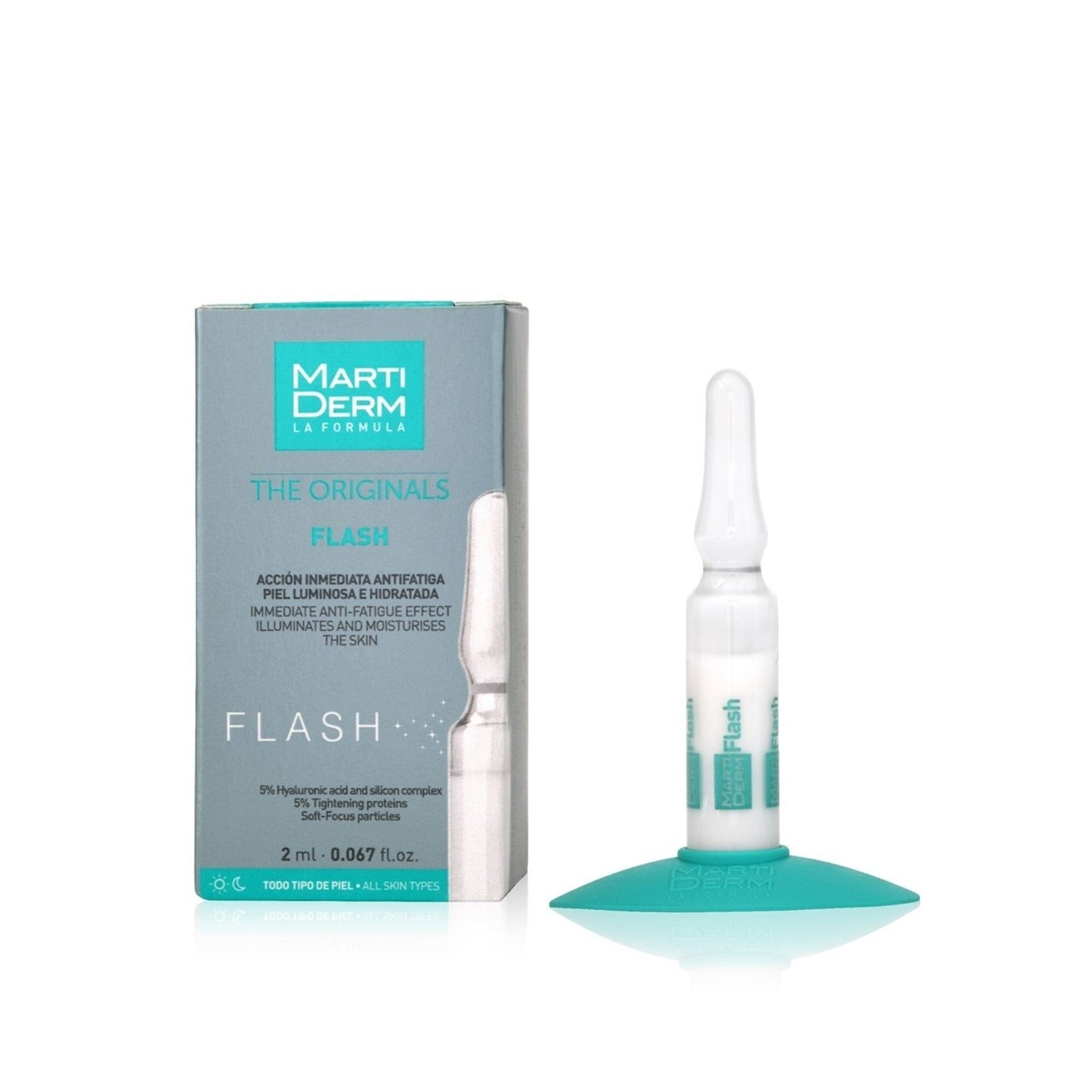 Martiderm The Originals Ampolas Flash Efeito Brilho Instantâneo 1x2ml