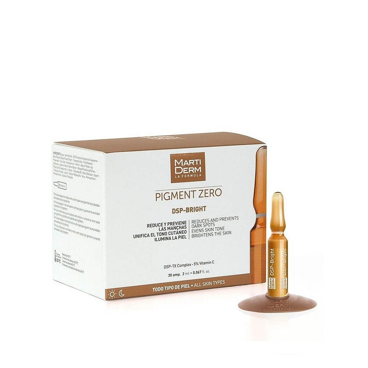 MartiDerm Pigment Zero DSP-Bright Ampolas Manchas Escuras 30x2ml