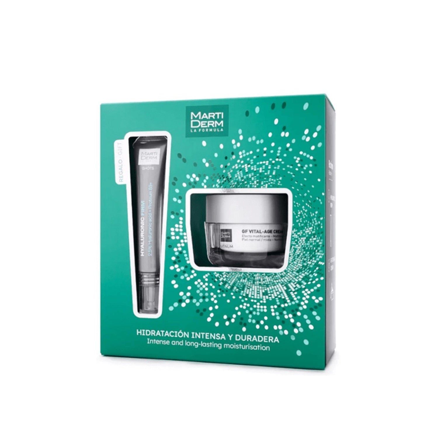 Martiderm Platinum GF Vital-Age Cream + Shot Hyaluronic Firm Coffret