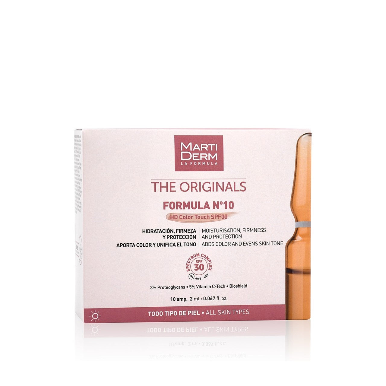 Martiderm The Originals Formula No10 HD Color Touch SPF30 10x2ml
