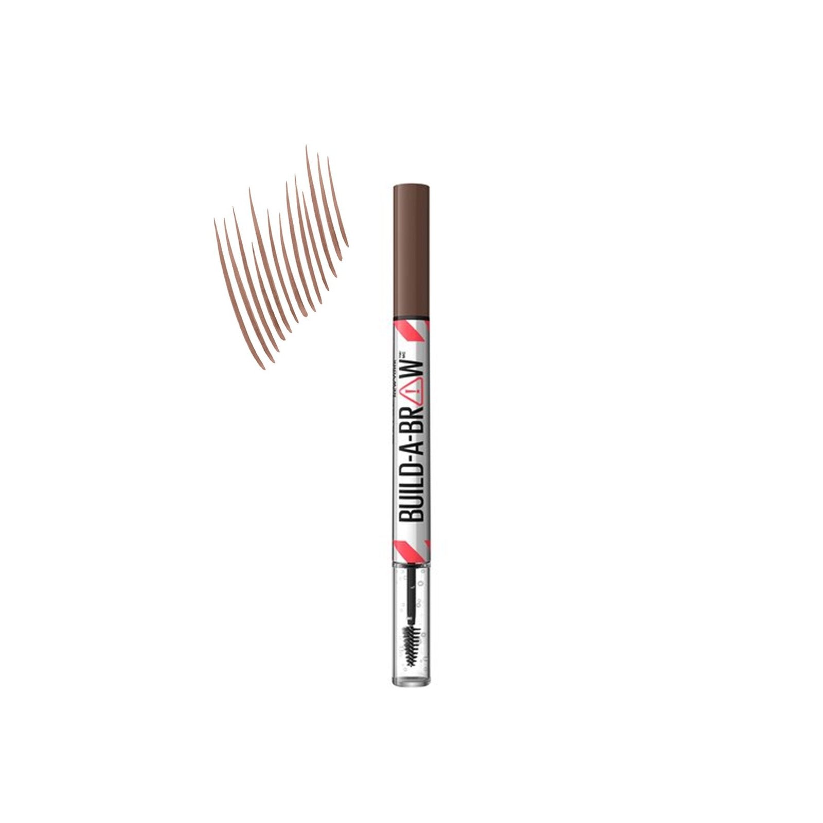 Maybelline Build-A-Brow 2-In-1 Brow Pen + Sealing Gel 257 Medium Brown