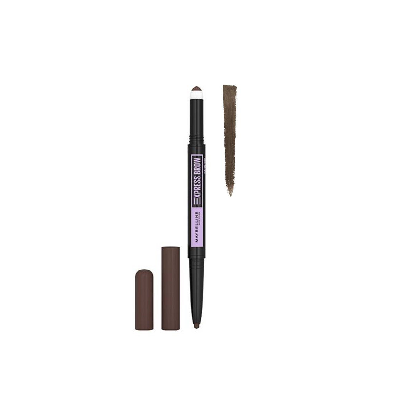 Maybelline Express Brow Satin Duo 2-In-1 Pencil + Powder Dark Brown