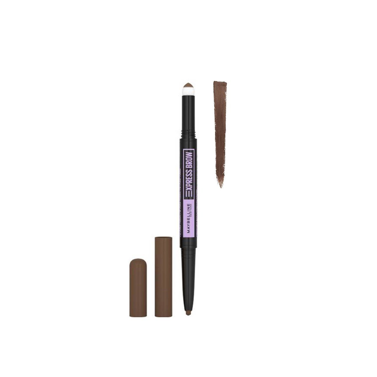 Maybelline Express Brow Satin Duo 2-In-1 Pencil + Powder Medium Brown