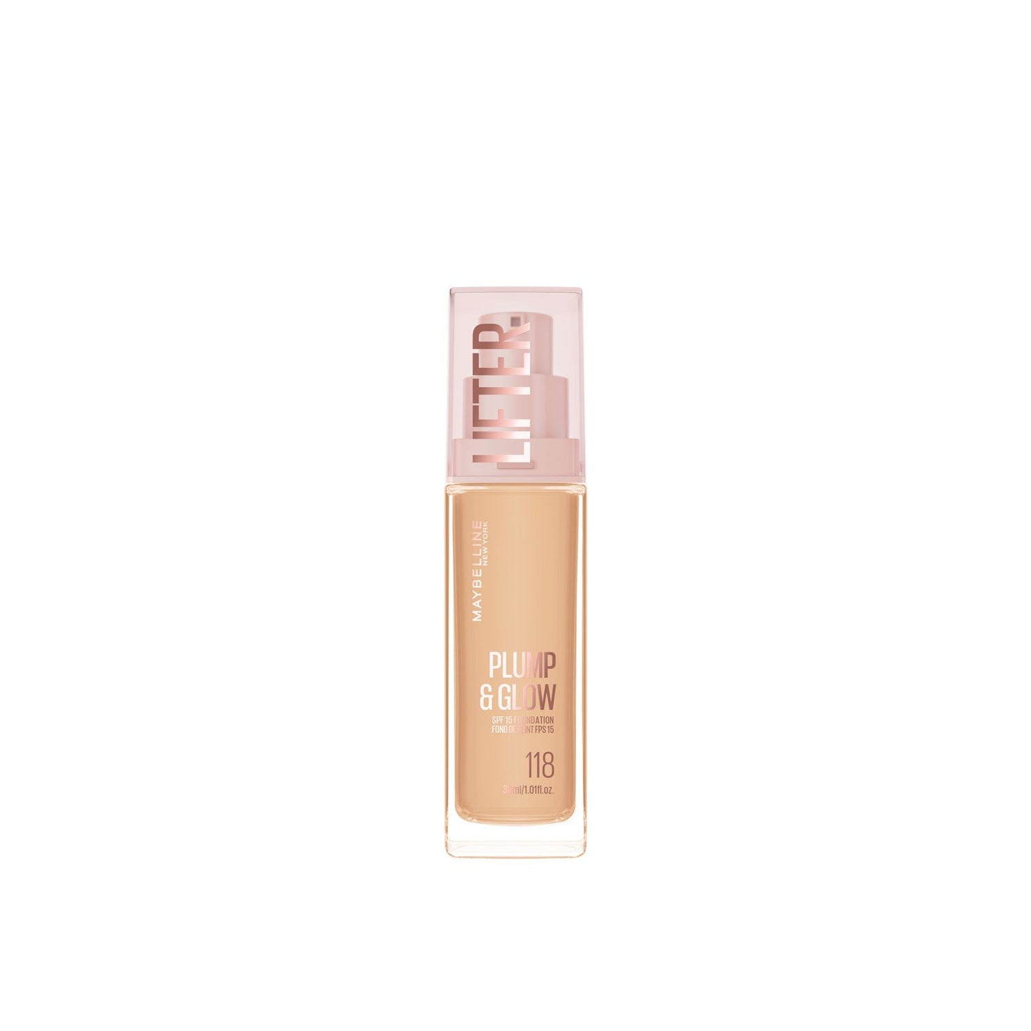 Maybelline Lifter Plump &amp; Glow Base SPF15 118 30ml
